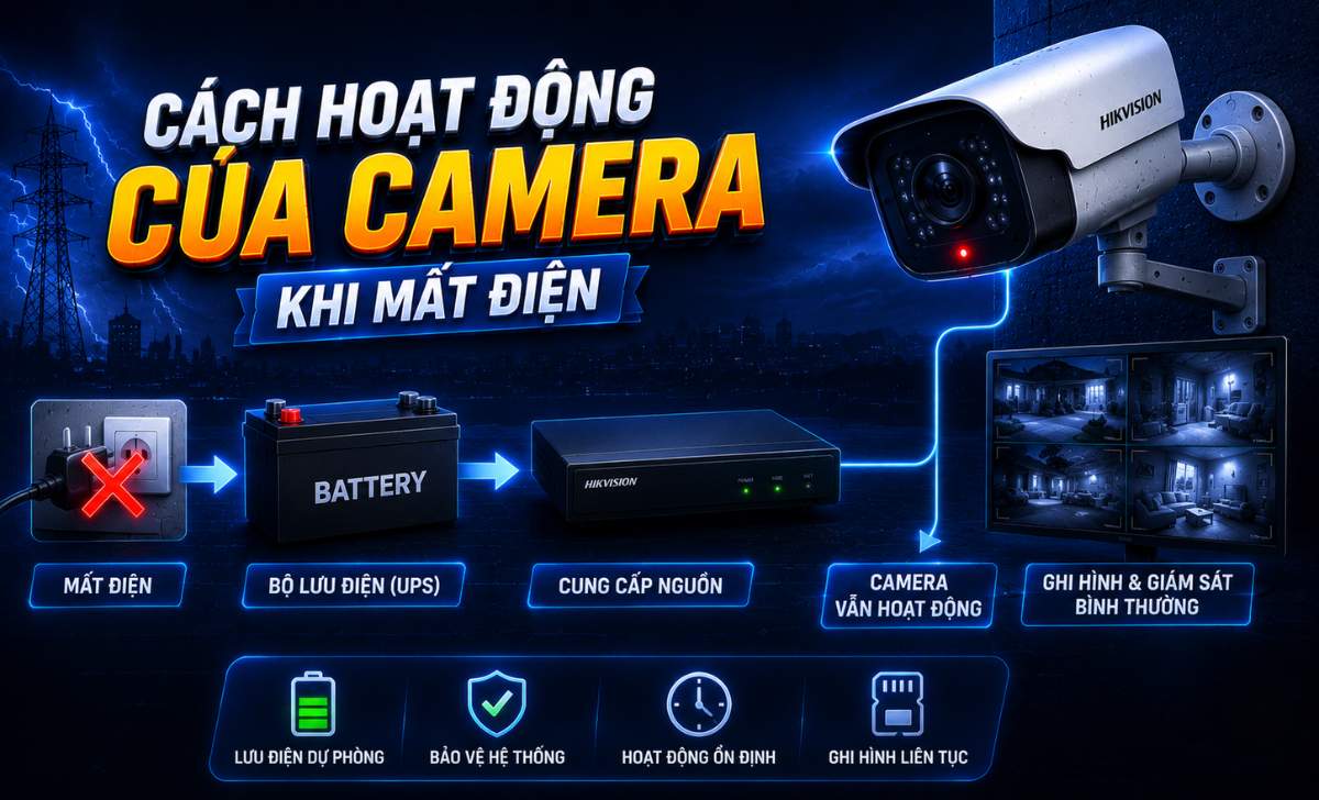 Cách Hoạt Động Của Camera Khi Mất Điện