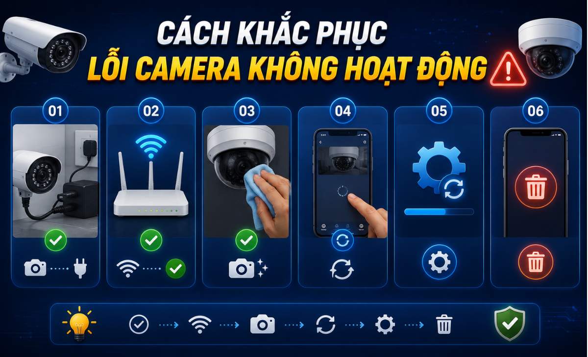 Cách Khắc Phục Lỗi Camera Không Hoạt Động