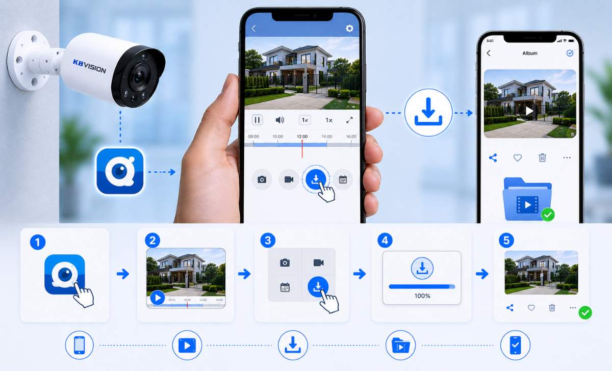 Cách Lưu Video Camera Trên Điện Thoại