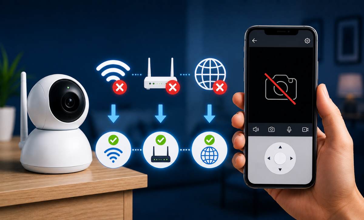 Cách Sửa Lỗi Không Xem Được Camera Trên Điện Thoại