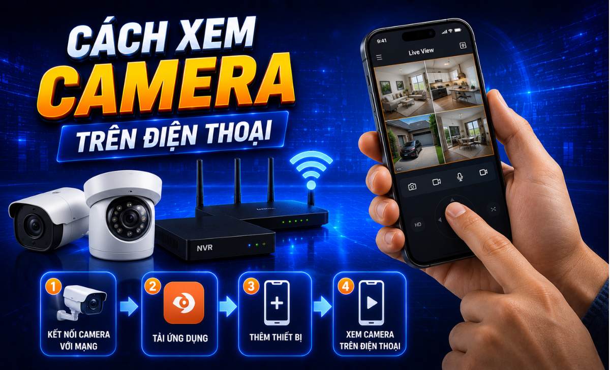 Cách Xem Camera Trên Điện Thoại: Kết Nối, Cài App Và Sửa Lỗi