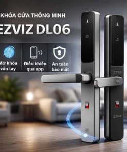 Khóa cửa Ezviz DL06 - Khóa vân tay thông minh, BH 24 tháng