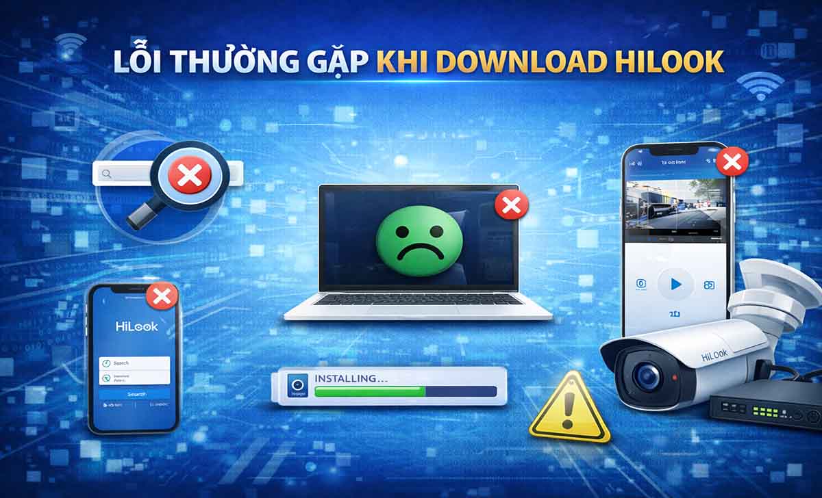 Các lỗi thường gặp khi download HiLook