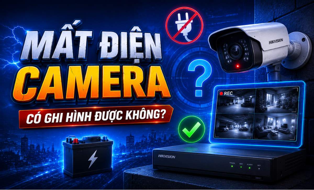 Mất Điện Camera Có Ghi Hình Được Không?