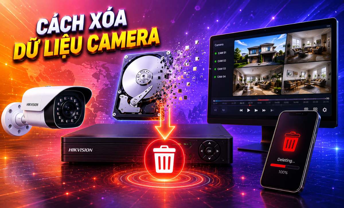 Cách Xóa Dữ Liệu Camera