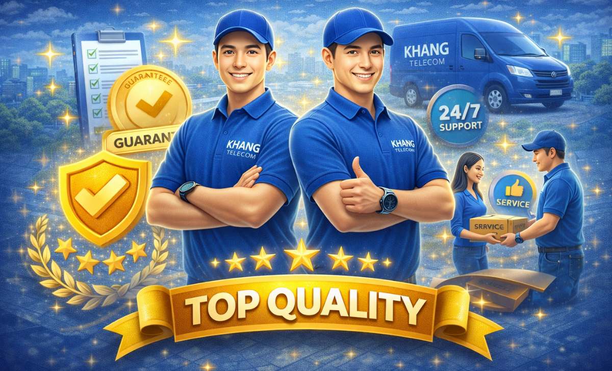 Cam kết dịch vụ uy tín tại Khang Telecom