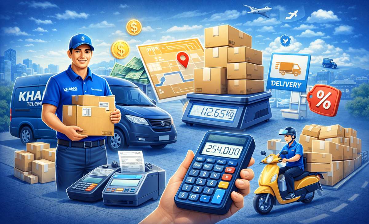 Chi phí giao nhận hàng được tính ra sao?