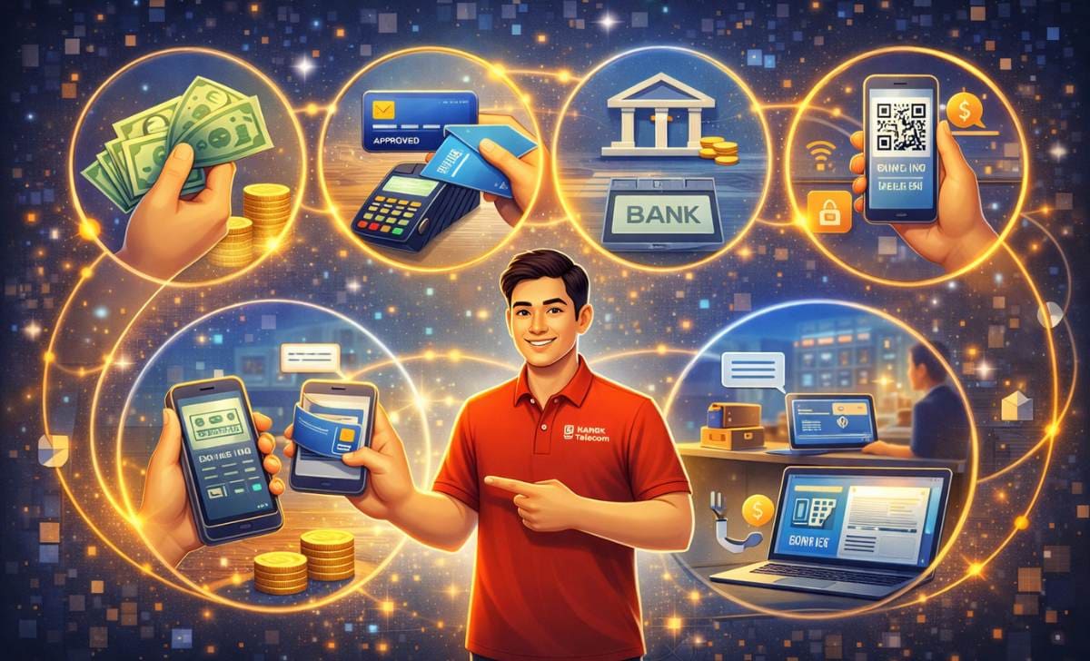 Khang Telecom đang áp dụng những hình thức thanh toán nào?