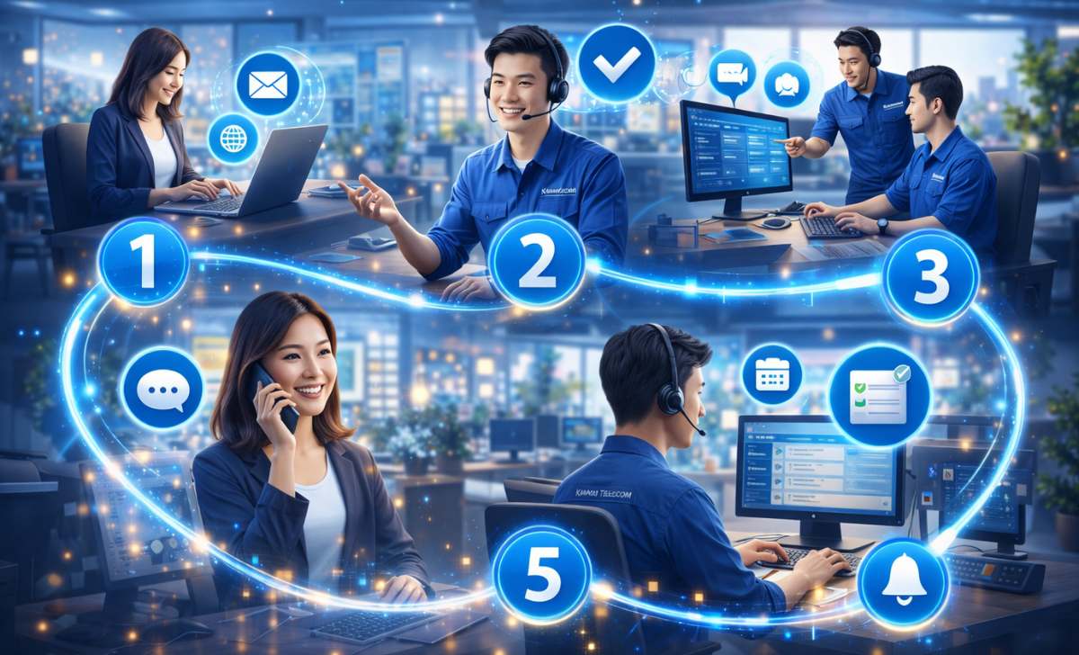 Quy trình tiếp nhận và xử lý thông tin