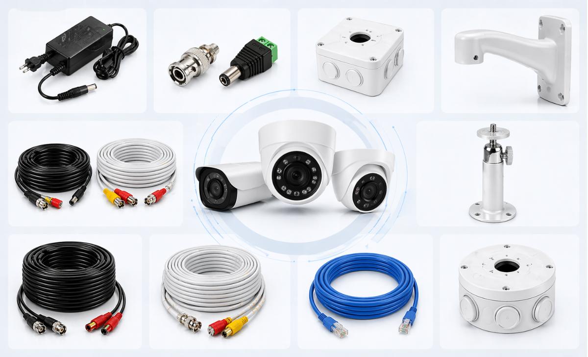 Phụ kiện camera an ninh gồm những gì?