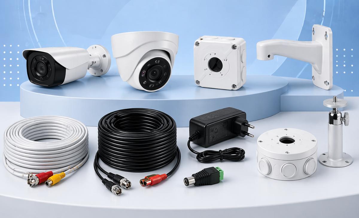 Phụ kiện camera an ninh là gì? Vai trò trong hệ thống