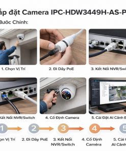 IPC-HDW3449H-AS-PV lắp đặt có dễ không?