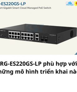 RG-ES220GS-LP phù hợp với những mô hình triển khai nào?