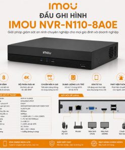 Cách cài đặt và sử dụng IMOU NVR-N110-8A0E như thế nào?