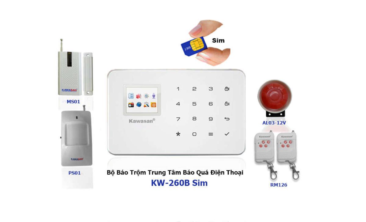 Cách chọn báo trộm dùng sim điện thoại phù hợp