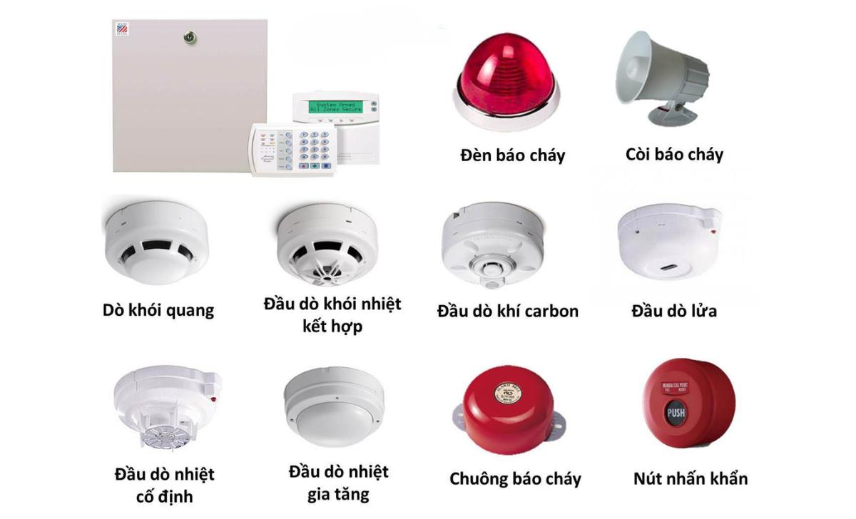 Cấu tạo thiết bị báo cháy tự động