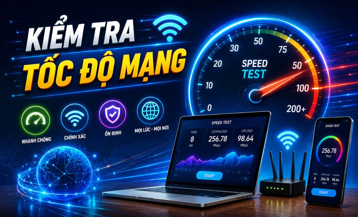 Kiểm Tra Tốc Độ Mạng Để Làm Gì?