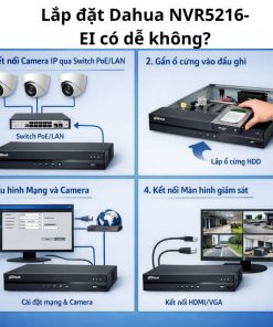 Lắp đặt Dahua NVR5216-EI có dễ không?