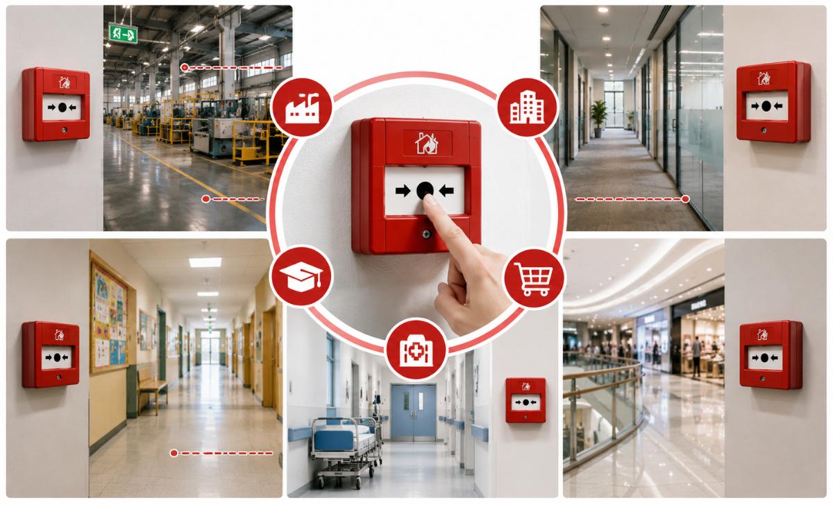 Ứng dụng nút ấn khẩn trong thực tế