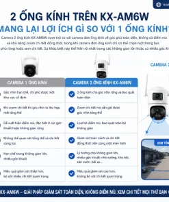 Camera trong nhà KBVISION KX-AM6W: 2 Ống Kính, Auto Tracking, WiFi 6