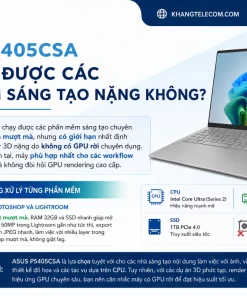 P5405CSA-NZ0017W: Core Ultra 7, RAM 32GB, SSD 1TB, WQXGA