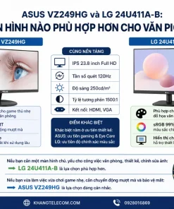 Màn Hình ASUS VZ249HG: IPS, FHD, 120Hz, Eye Care