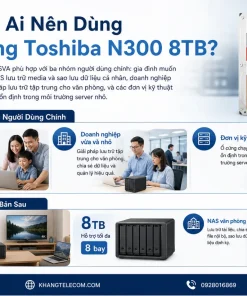 Ổ Cứng Chuyên Dụng Toshiba HDWG480UZSVA: 8TB, SATA, CMR, 7200RPM