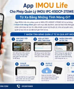 IMOU IPC-K9DCP-3T0WE-V2: Giám Sát Toàn Cảnh, AI, Xem Qua App
