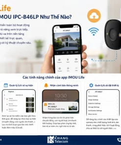 IMOU IPC-B46LP: 4MP QHD, Dùng Pin, Wi-Fi 5GHz