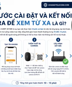 IMOU IPC-K2MP-3H1WE: Camera WiFi, AI Nhận Diện Người, Xem Từ Xa