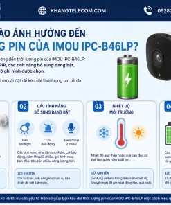 IMOU IPC-B46LP: 4MP QHD, Dùng Pin, Wi-Fi 5GHz