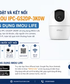 IMOU IPC-GS2DP-3K0W: Quay Quét 360°, Độ Phân Giải 3K, Xem Qua App