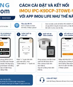 IMOU IPC-K9DCP-3T0WE-V2: Giám Sát Toàn Cảnh, AI, Xem Qua App
