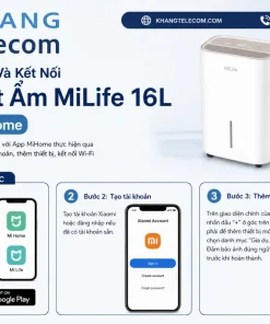 Cách Cài Đặt Và Kết Nối Máy Hút Ẩm MiLife 16L Với App MiHome