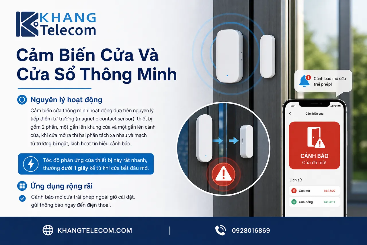 Cảm Biến Cửa Và Cửa Sổ Thông Minh
