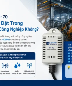 Cảm Biến Nhiệt Độ Có Dây TH-70: 70°C, NC, 250VAC