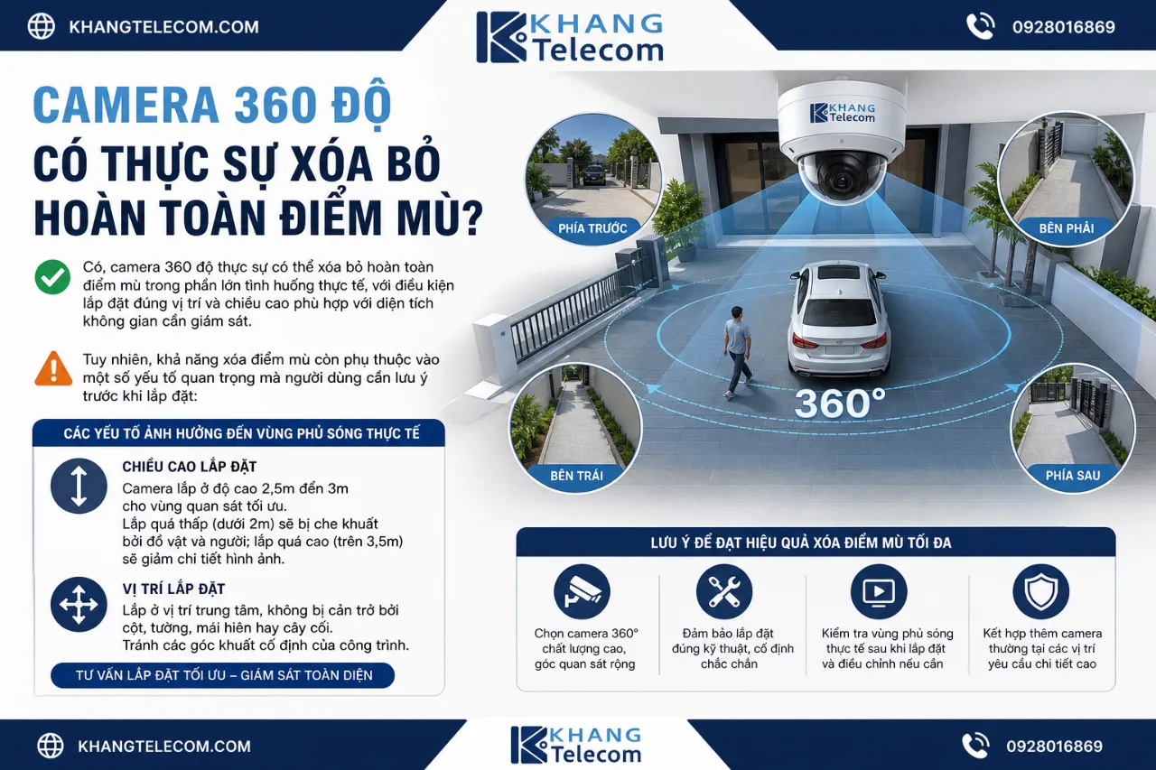 Camera 360 Độ Có Thực Sự Xóa Bỏ Hoàn Toàn Điểm Mù Không?