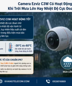 Camera Wifi Ezviz CS-CV310 C3W: Ngoài Trời, Độ Phân Giải, Còi Đèn