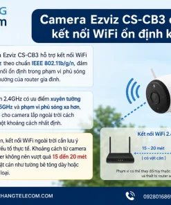 Camera Ezviz Dùng Pin CS-CB3-R100-2D2WFL: 2MP, H.265, Pin 5200mAh