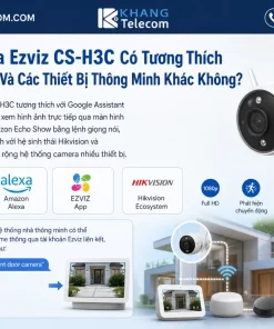 Camera Wifi Ezviz CS-H3C: Ngoài Trời, Full HD, Chuẩn IP67