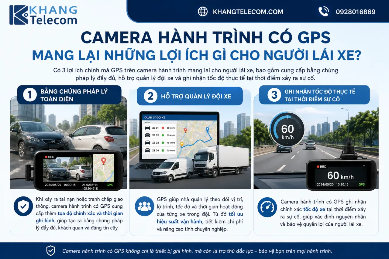 Camera Hành Trình Có GPS Mang Lại Những Lợi Ích Gì Cho Người Lái Xe?