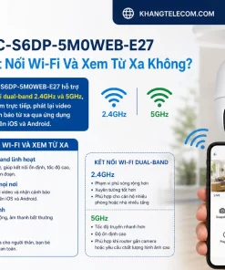 Camera Bóng Đèn IPC-S6DP-5M0WEB-E27: 3K, E27, Nhìn Đêm 25m