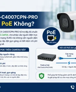 Camera IP KBVISION KX-C4007CPN-PRO: Quay Quét, 4MP, PoE