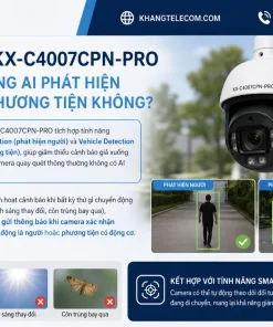 Camera IP KBVISION KX-C4007CPN-PRO: Quay Quét, 4MP, PoE