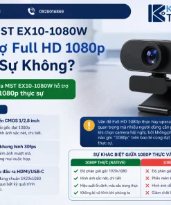 Camera Hội Nghị MST EX10-1080W: Full HD, Không Dây, Zoom 10x