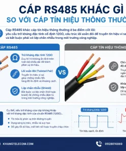 Dây Cáp Tín Hiệu RS485: Loại Cáp, Quy Cách Lõi, Giá Bán
