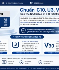 Thẻ Nhớ Dahua DHI-TF-C100 64GB: 95MB/s, C10, V30