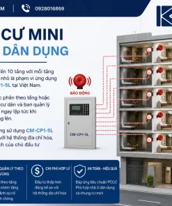 Trung Tâm Báo Cháy 5 Vùng CM-CP1-5L: ChungMei, 24VDC, PCCC
