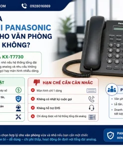 Điện Thoại Lập Trình Panasonic KX-T7730: 12 Phím, LCD, Loa Ngoài