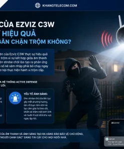 Camera Wifi Ezviz CS-CV310 C3W: Ngoài Trời, Độ Phân Giải, Còi Đèn